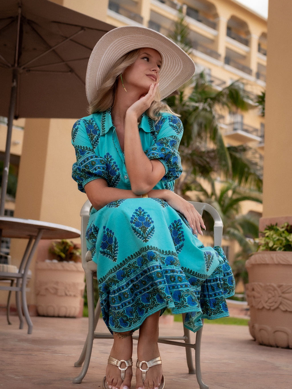 Skye Turquoise Midi Shirt Dress Genhappy Skye Turquoise Midi Shirt Dress Genhappy